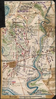 Thumbnail for Antietam, Battle of > Plan of the Battle of Antietam, Maryland.