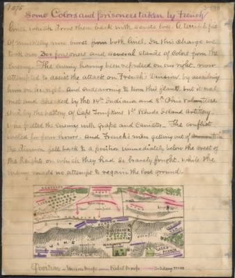 Antietam, Battle of > Some colors and prisoners taken by French : [map of action around Washington Heights, Sharpsburg, Md.].