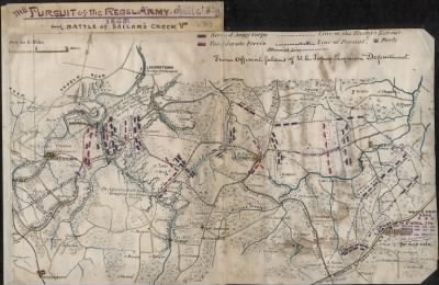 Thumbnail for Sailor's Creek, Battle of > The Pursuit of the rebel army, April 6th-8th, 1865, and Battle of Sailor's Creek, Va..