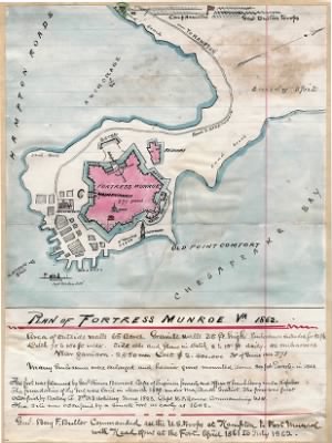 Thumbnail for Fort Monroe > Plan of Fortress Munroe [sic], Va., 1862.