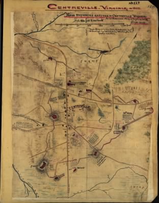 Fairfax County > New defenses erected at Centreville, Virginia / By Col. Alexander, Chief of Engineers, U.S.A., Septr. 1863.