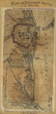 Thumbnail for Yorktown > Plan of Yorktown, Virginia ... April, 1862.