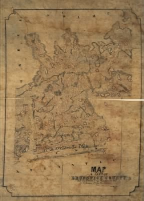 Brunswick County > Map of a part of Brunswick County, N.C. Made under the direction of Capt. Wm. H. James, Chf. Engr. by B.L. Blackford 1st Lieut. Topl. Engineers.