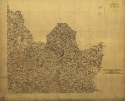 Thumbnail for King George County > [Map of King George co. , and parts of the counties of Caroline, Culpeper, Orange, Spotsylvania, Stafford, and Rappahannock, Va.]