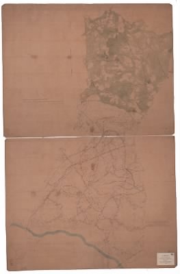 Greensville County > Map of Greensville Co., west of Halifax road and North Carolina between the Halifax & Jourdan rds and north of the Roanoke River.