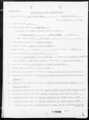 COMTASKFOR 58 > Rep, of AA Act Against Jap Planes on 3/29-30/44 off Palau Islands