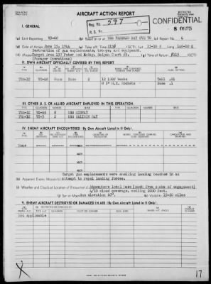 Thumbnail for VC-68 > ACA Reports #1 to #4 - Air Operations in the Marianas, 6/14-15/44