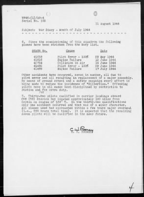 VF-46 > War Diary, 7/1-31/44