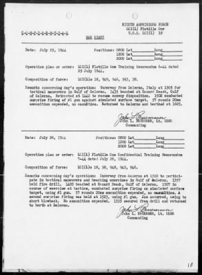 Thumbnail for USS LCI(L) 18 > War Diary, 7/1-31/44