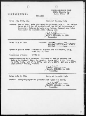 Thumbnail for USS LCI(L) 18 > War Diary, 7/1-31/44