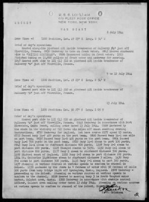 Thumbnail for USS LCI(L) 414 > War Diary, 7/1-31/44