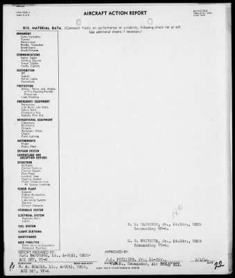 Thumbnail for COMCARAIRGR 6 > ACA Reports, 1/29/44 to 2/1/44, Marshall Islands