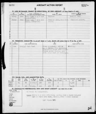 Thumbnail for COMCARAIRGR 6 > ACA Reports, 1/29/44 to 2/1/44, Marshall Islands