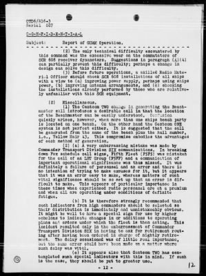 COMTRANSDIV 6 > Rep of Operations, period 7/17-25/44 - Landings on Guam Island, Marianas