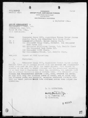 COMTRANSDIV 6 > Rep of Operations, period 7/17-25/44 - Landings on Guam Island, Marianas