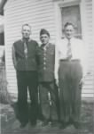 Thumbnail for March 1945 Robert Good with father and grandfather