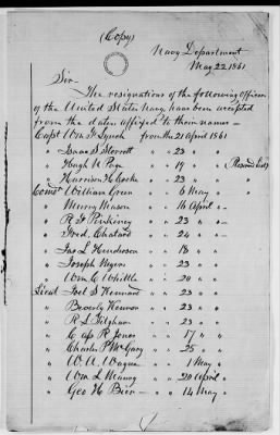 Thumbnail for NA - Complements, rolls, lists of persons serving in or with vessels or stations > Lists and registers