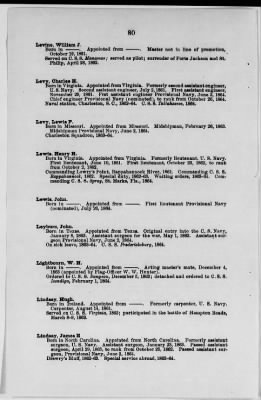 Thumbnail for NA - Complements, rolls, lists of persons serving in or with vessels or stations > Lists and registers