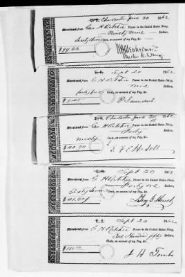 Thumbnail for NA - Complements, rolls, lists of persons serving in or with vessels or stations > C.S.S. Alabama-C.S.S. Neuse