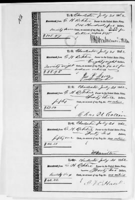 Thumbnail for NA - Complements, rolls, lists of persons serving in or with vessels or stations > C.S.S. Alabama-C.S.S. Neuse