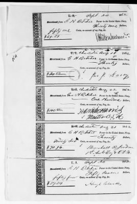 Thumbnail for NA - Complements, rolls, lists of persons serving in or with vessels or stations > C.S.S. Alabama-C.S.S. Neuse