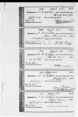 Thumbnail for NA - Complements, rolls, lists of persons serving in or with vessels or stations > C.S.S. Alabama-C.S.S. Neuse