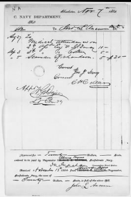 NA - Complements, rolls, lists of persons serving in or with vessels or stations > C.S.S. Alabama-C.S.S. Neuse