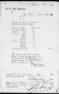 NA - Complements, rolls, lists of persons serving in or with vessels or stations > C.S.S. Alabama-C.S.S. Neuse