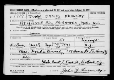 Thumbnail for John James > Kennedy, John James (1891)