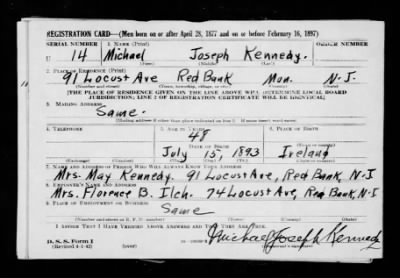 Thumbnail for Michael Joseph > Kennedy, Michael Joseph (1893)