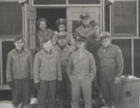 Thumbnail for James W. Horton (front, second from left) Kearns Air Base, Utah December 10, 1942