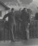 James W. Horton (left) Switzerland 1945