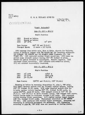 USS TULAGI > War Diary, 6/1/44 to 7/31/44