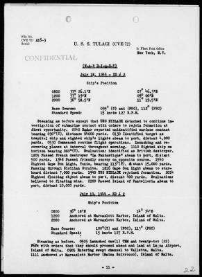 Thumbnail for USS TULAGI > War Diary, 6/1/44 to 7/31/44