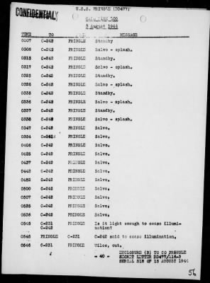 Thumbnail for USS PRINGLE > Rep of Ops, During the Seizure & Occupation of Trinian Is, Marianas, 7/24/44 to 8/12/44