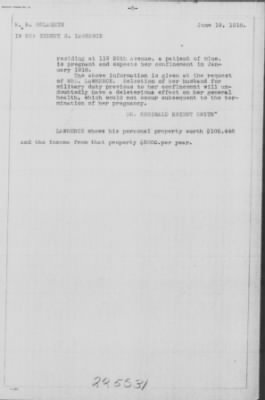 Old German Files, 1909-21 > Sydney S. Lawrence (#225531)