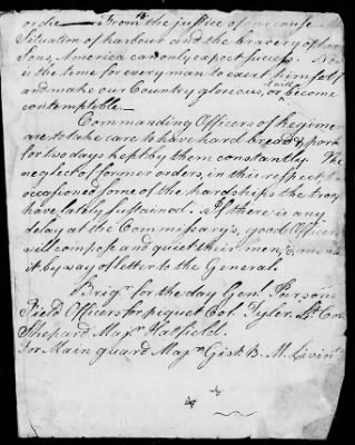 Thumbnail for Orderly Books > 15 - Orderly Books. Aug 31, 1776-Oct 4, 1776