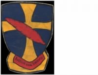 The Original 95th BG Patch, "Red Feather Over Ancient Cross" Emblem