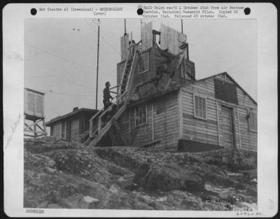 Thumbnail for General > Receiving Station, Crypto Room At Simiutak, Greenland.  Taken November 1944.