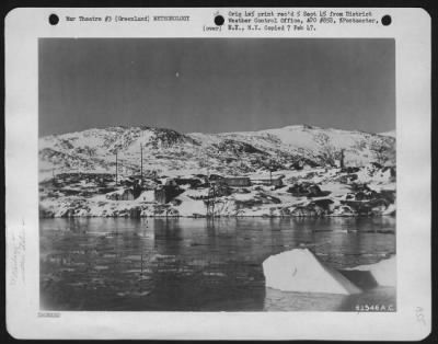 Thumbnail for General > Looking West-Northwest From Polar Bjorne, Greenland, At Camp Cape Adelaer.