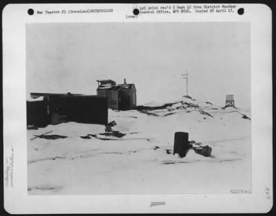 General > Weather Station And Surrounding Area At Atterbury Dome, Greenland. Taken By Major Robert B. Sykes.