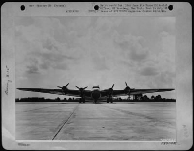 Boeing > "Grandpappy", Sire Of The Superfortress Is Being Dismantled At Albrook Field In Panama.  The Big Boeing B-15, Which Had Seven Feet More Wingspread Than The B-29, Never Saw Combat, But It Did Achieve An Enviable Transport Record.  Over An 18 Months' Period