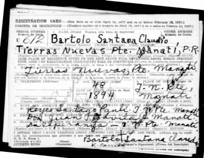 Bartolo > Santana Claudio, Bartolo (1894)