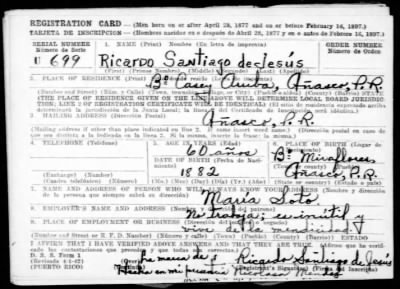 Ricardo > Santiago Dejesus, Ricardo (1882)