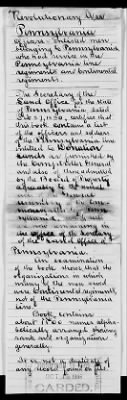 Thumbnail for Miscellaneous Volumes > 173 - List of Pennsylvania Officers and Men Entitled to Donation Lands. Feb 27, 1830