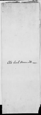 Thumbnail for Miscellaneous Volumes > 136.5 - Ledger of Money Accounts with Officers of the North Carolina Line. 1777-1783