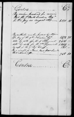 Thumbnail for Miscellaneous Volumes > 136.5 - Ledger of Money Accounts with Officers of the North Carolina Line. 1777-1783