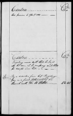 Thumbnail for Miscellaneous Volumes > 136.5 - Ledger of Money Accounts with Officers of the North Carolina Line. 1777-1783