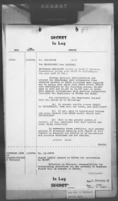 2 - Miscellaneous File > 408 - Cables - In Log, ETOUSA (Gen Lee), Feb 11-20, 1945