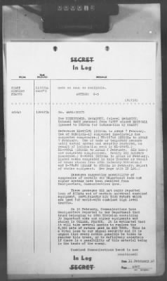 2 - Miscellaneous File > 408 - Cables - In Log, ETOUSA (Gen Lee), Feb 11-20, 1945